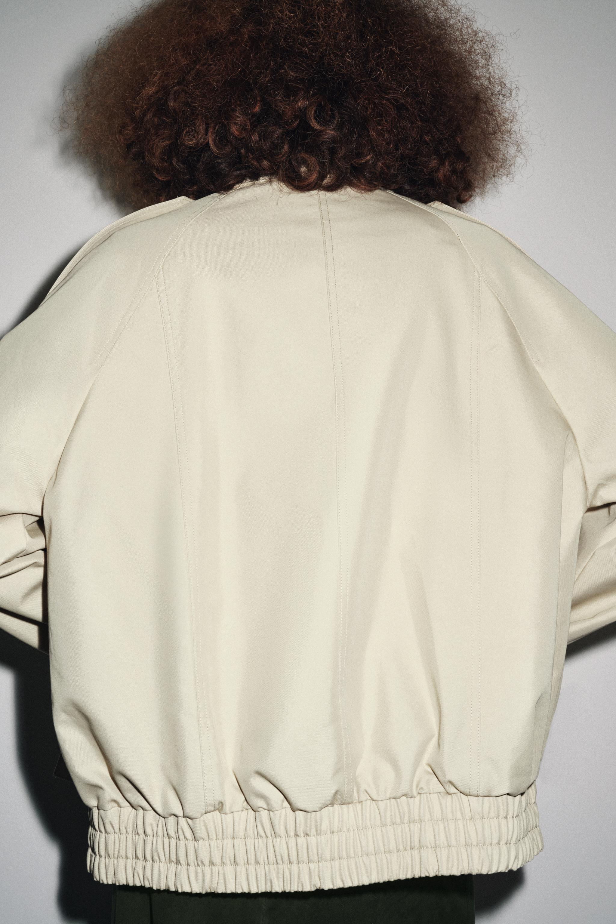 ZW COLLECTION WATER REPELLENT SHORT TRENCH COAT